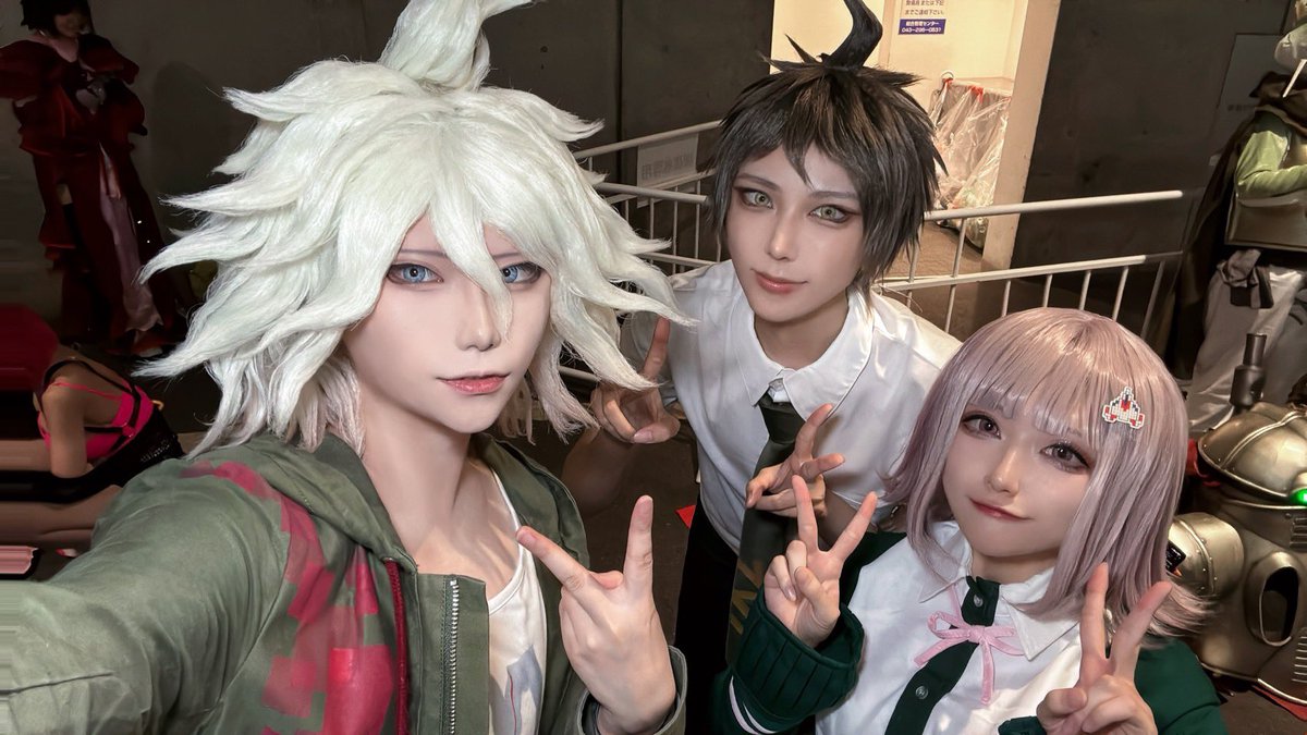 kanon_fujisaki's tweet photo. TGSお疲れ様でした！
仲良しトラポ✌️✌️

#ダンガンロンパTGS
#TGS2026 https://t.co/3eDAd2JMeZ