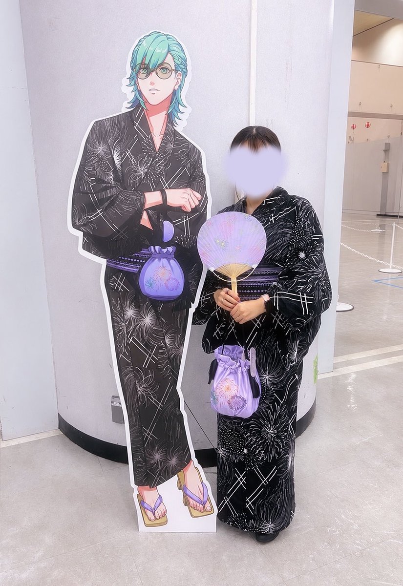 asuka07_ice's tweet photo. 藍ちゃん、本当にかっこいい
お揃いの浴衣着て、一緒に写真撮れて感無量です。藍ちゃんほんとにほんとに大好き https://t.co/UjcC0by394