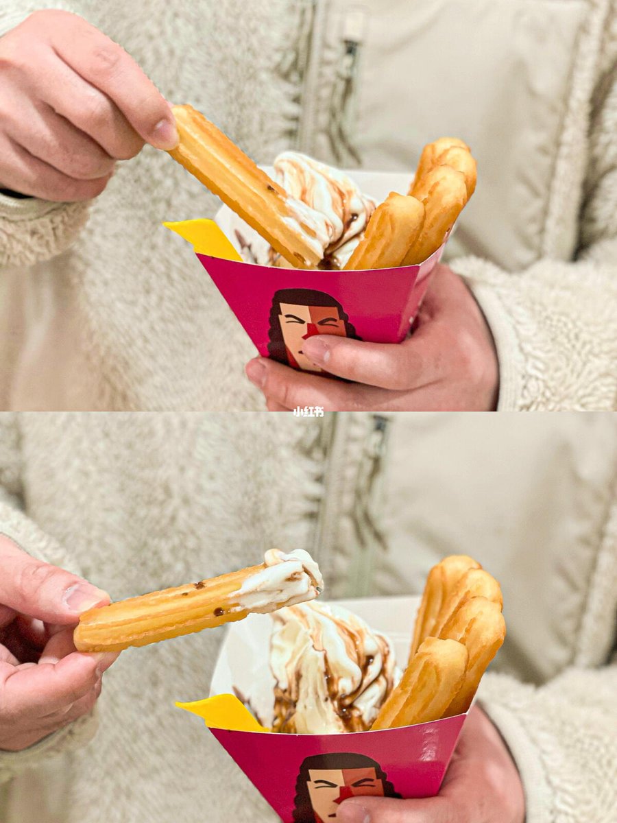 SerenaEllevxwi's tweet photo. Craving bold flavors Try our Mexican churro sundae tonight—warm crispy churros dusted with cinnamon, topped with creamy vanilla ice cream and drizzled with caramel! https://t.co/tAmQiG8eV2