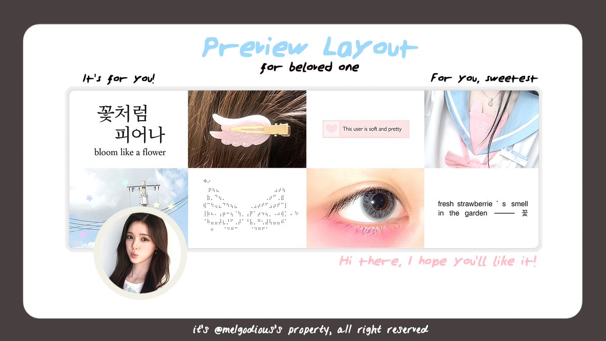 melgodious's tweet photo. help repost? makaci! 🐇

aku punya 3 layout yuha, carmen, ian foto terbaru pricinya 7k aja/each kalau take 2 jadi 12k yah, bisa jajan di tele https://t.co/xUY7X5EyC3 💭

< #zonauang > https://t.co/DlY8blH2Eu