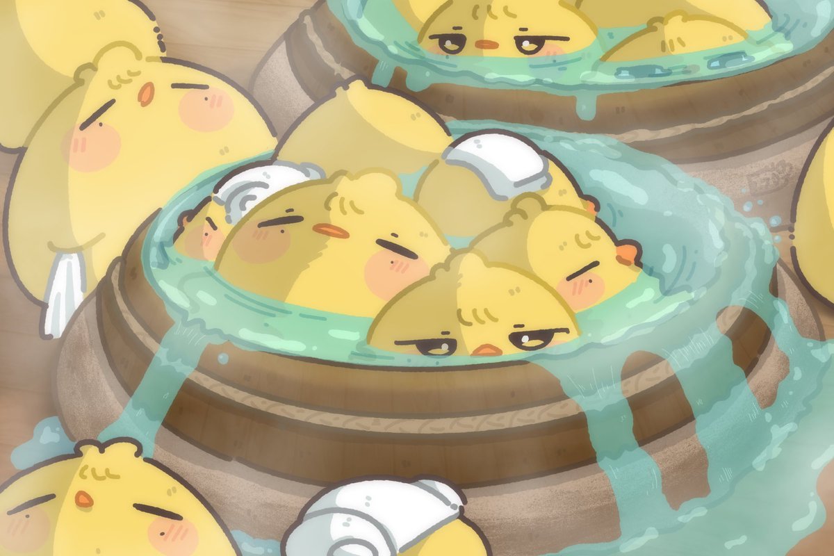 noey_270's tweet photo. relax time♨️ 

#ateezfanart #bbyongming x spirit away https://t.co/0PrhGnk73W