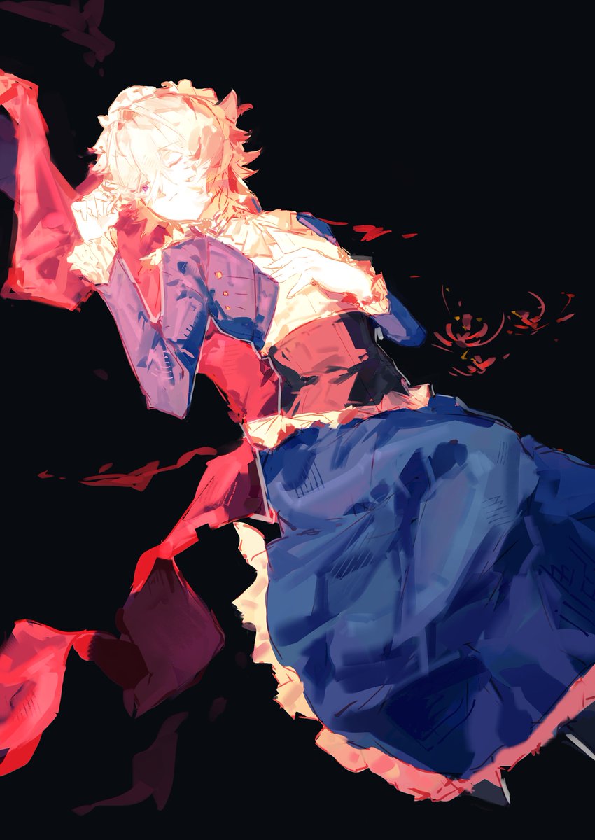 AKAYUIXX's tweet photo. #東方Project #十六夜咲夜 

彼岸花 https://t.co/dF8h3MwIYJ