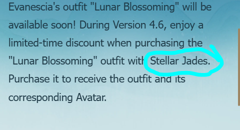 SFDoubleFeature's tweet photo. @vraunicius @engekizil @honkaistarrail It also says so on the highlight page. Hyacine skin says Oneriric shards while Eva says Stellar Jade https://t.co/RRqpilDive