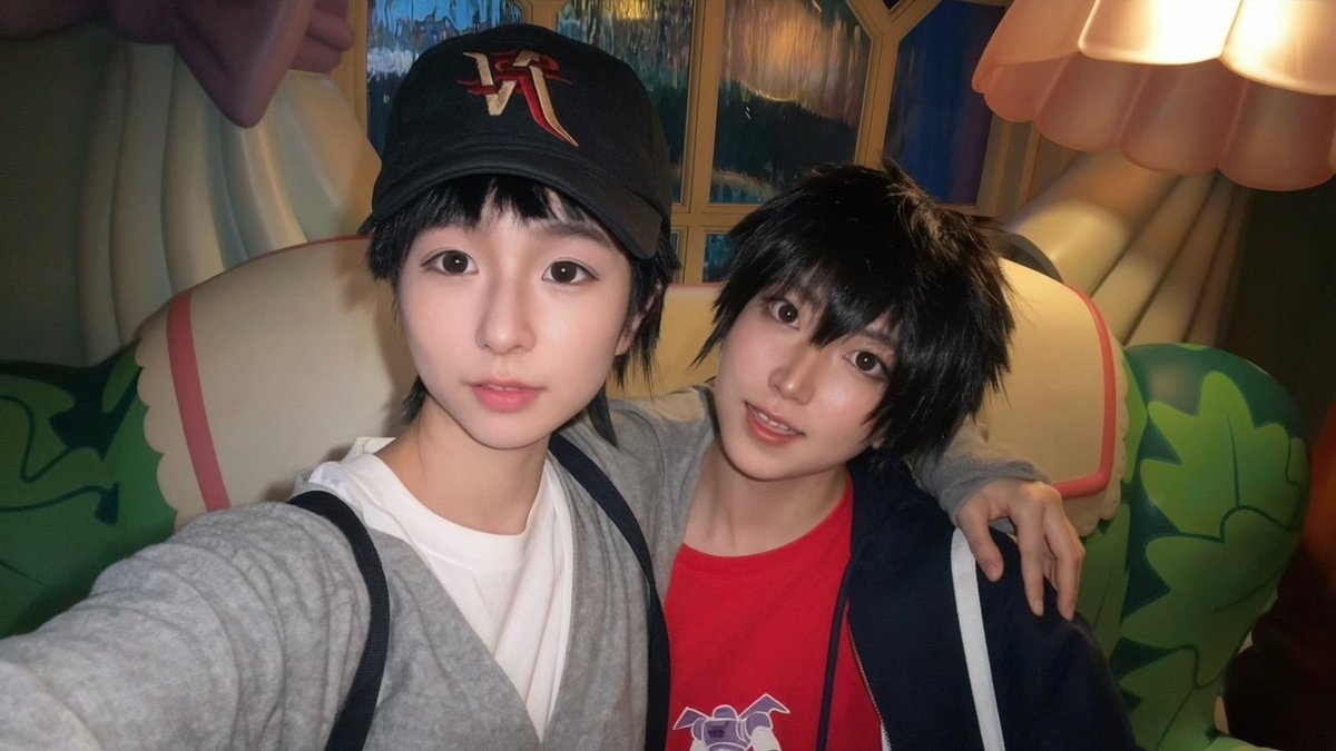 laZkyun's tweet photo. アウパしました！今年も最高にイケてる弟とインできて良かった:)
ありがとうね！

 #Dハロ2026  #Dハロ仮装2026 https://t.co/oOcsYU7rvT