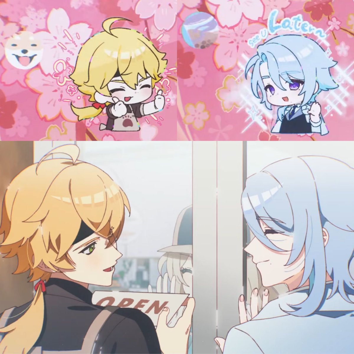 _SoRae's tweet photo. Cuties!! Thomato in 2026 😻😻
Kirara keeps startling them when they're close pls 😭😭 

Hoyofair / DAMA https://t.co/vqLfYNkbO9