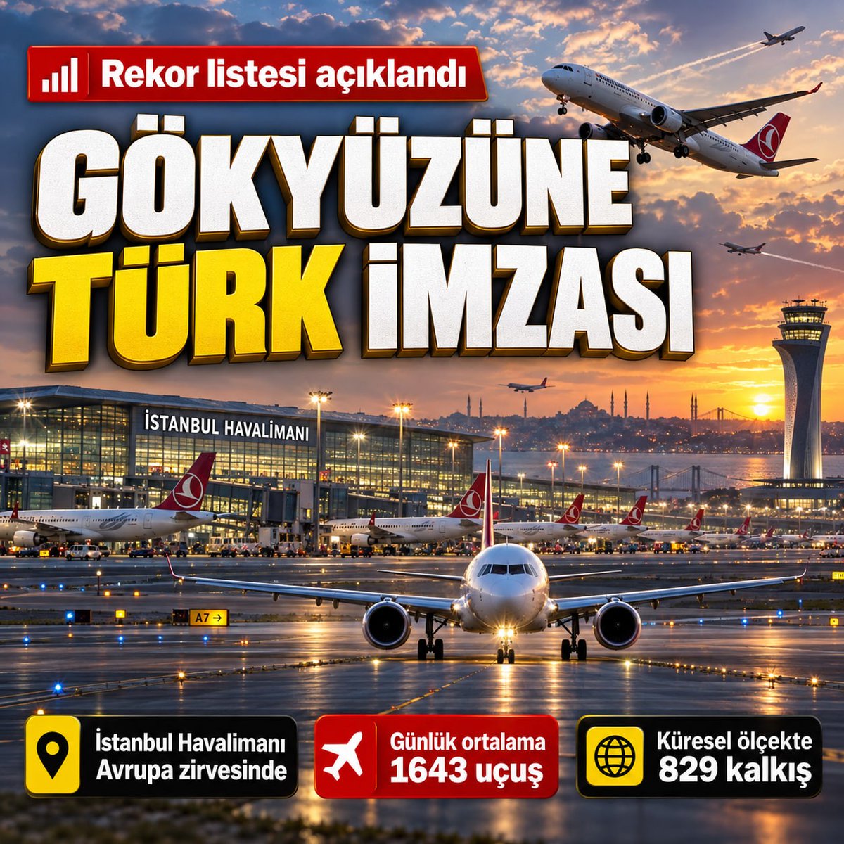 takvim's tweet photo. İstanbul Havalimanı günlük 829 kalkışla dünyada 5. sırada yer aldı

https://t.co/aqN4URnw9g https://t.co/U59GXvGBuY