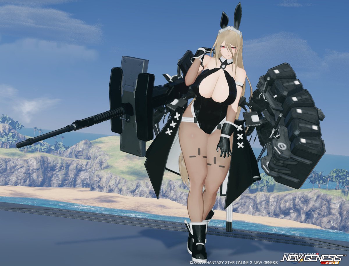 ship8_Rakishisu's tweet photo. #PSO2NGS #PSO2NGS_SS
重武装戦闘バニーコーデ(∩´∀｀)∩ https://t.co/QBV85kXxlu