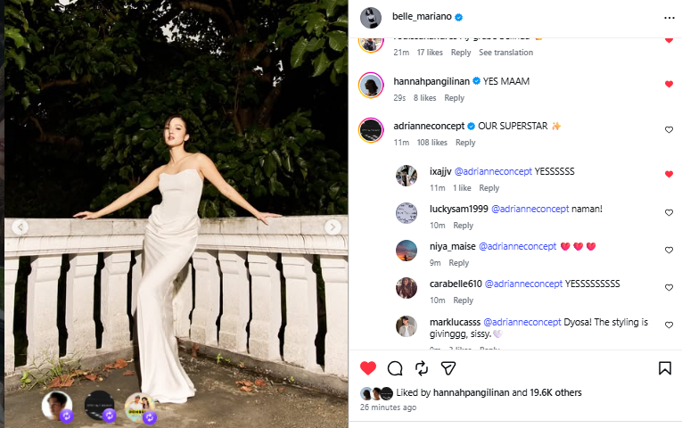 Tink4ndNat0's tweet photo. Liked and commented by sis-in-law ayiee 
#BelleMariano https://t.co/MqoXdLfbro