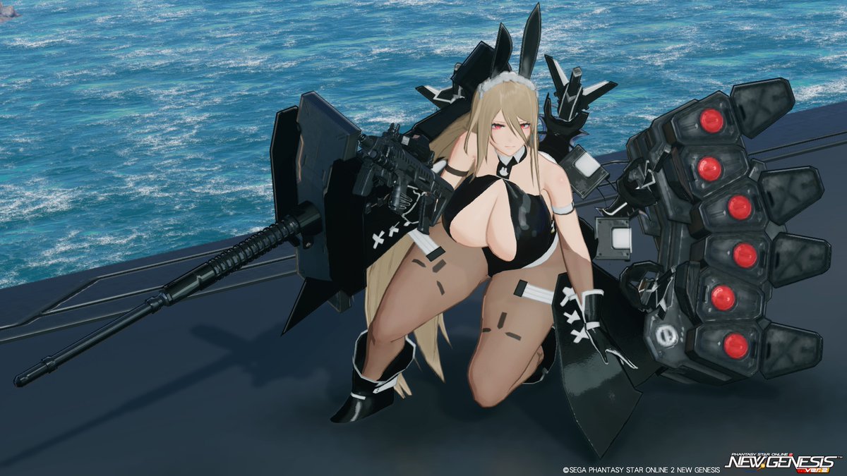 ship8_Rakishisu's tweet photo. #PSO2NGS #PSO2NGS_SS
重武装戦闘バニーコーデ(∩´∀｀)∩ https://t.co/QBV85kXxlu