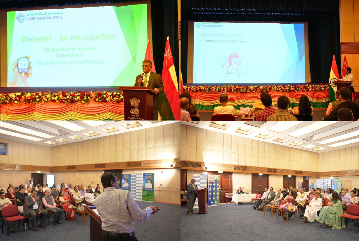 Indemb_Muscat's tweet photo. Embassy of India, Muscat, in association with Al Hayat International Hospital, organised a health check-up camp at the Embassy, reflecting the spirit of Seva Pakhwada by encouraging everyone to prioritise their health and wellbeing.

Over 100 people benefited from the camp, with doctors also conducting an informative session on common diseases, their causes and preventive measures.

Ambassador Prashant Pise welcomed and appreciated the initiative, emphasising the importance of regular health check-ups and preventive healthcare.

#SevaPakhwada2026 #SevaSankalpMahotsav