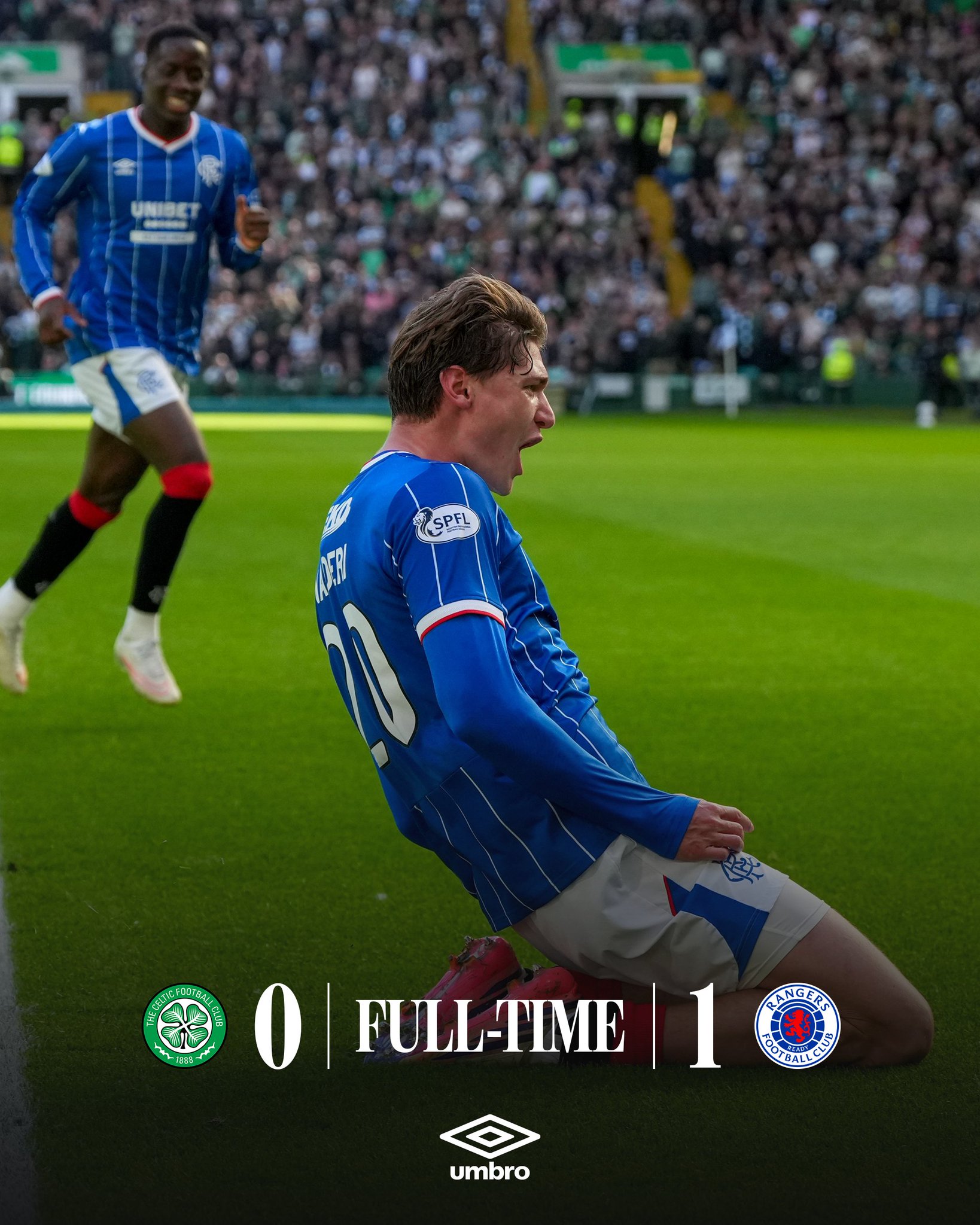 Celtic 0-1 Rangers | Scottish PL