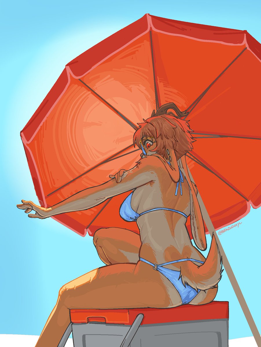 Benzodoxyl's tweet photo. Sunscreen
#art #digitalart #anthro #anthroart #furryart #furry https://t.co/yoUHxBBLMO