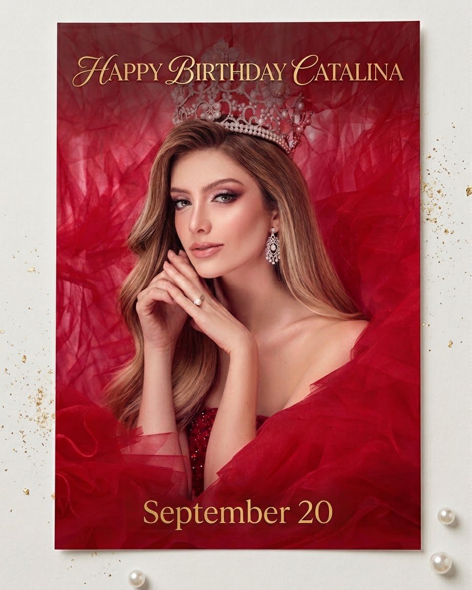 MissInterOrg's tweet photo. Happy birthday Catalina! https://t.co/DubXets42c