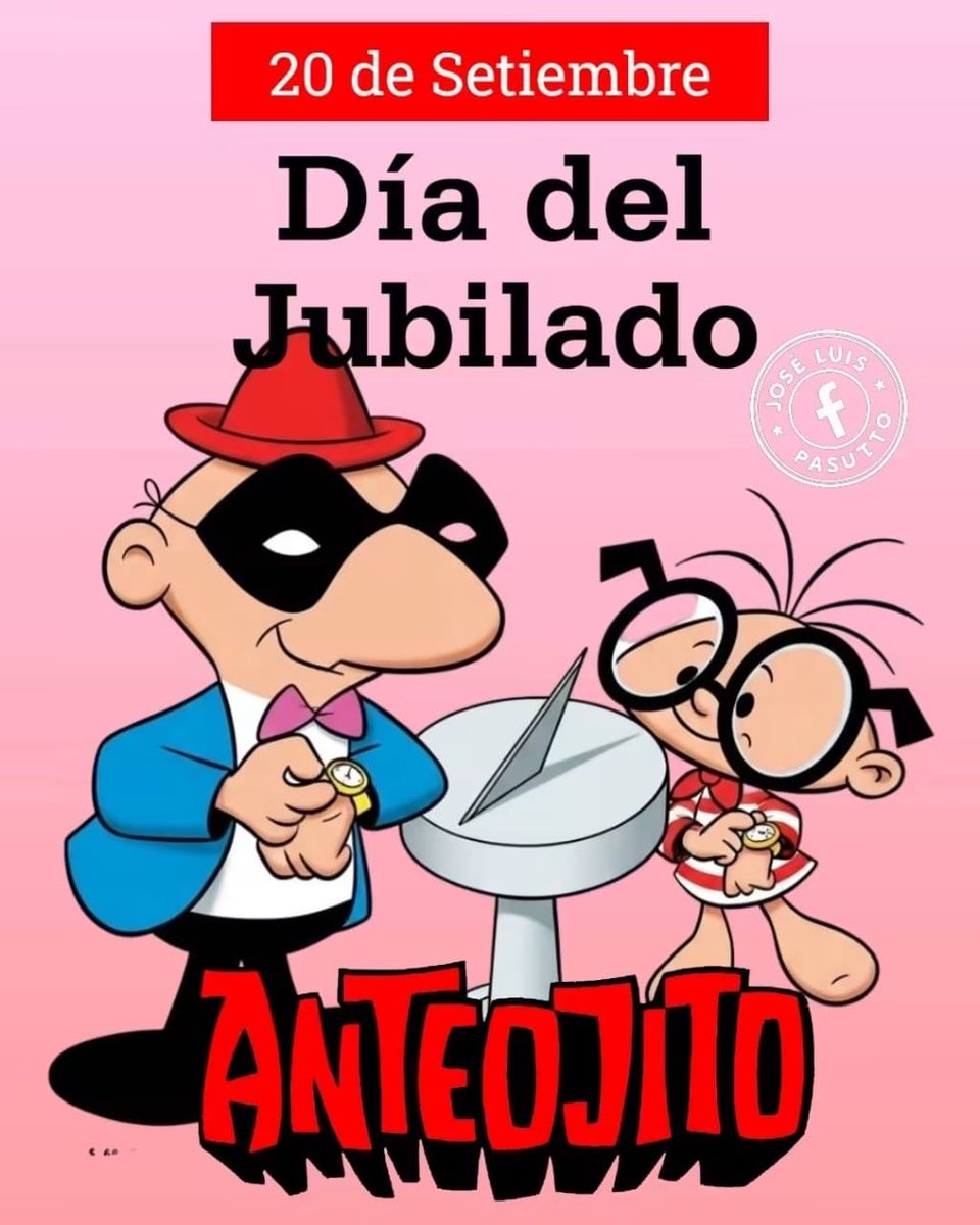 The_Dr_Justice's tweet photo. #FelizDíaDelJubilado especialmente a los que aportando 30 años o más dieron todo para lograr poder disfrutar de esta etapa de la vida, no ganaremos bien , pero podemos decir que nosotros trabajamos y aportamos para lograrlo, nadie nos regaló nada de arriba https://t.co/tJuaTTk2tS