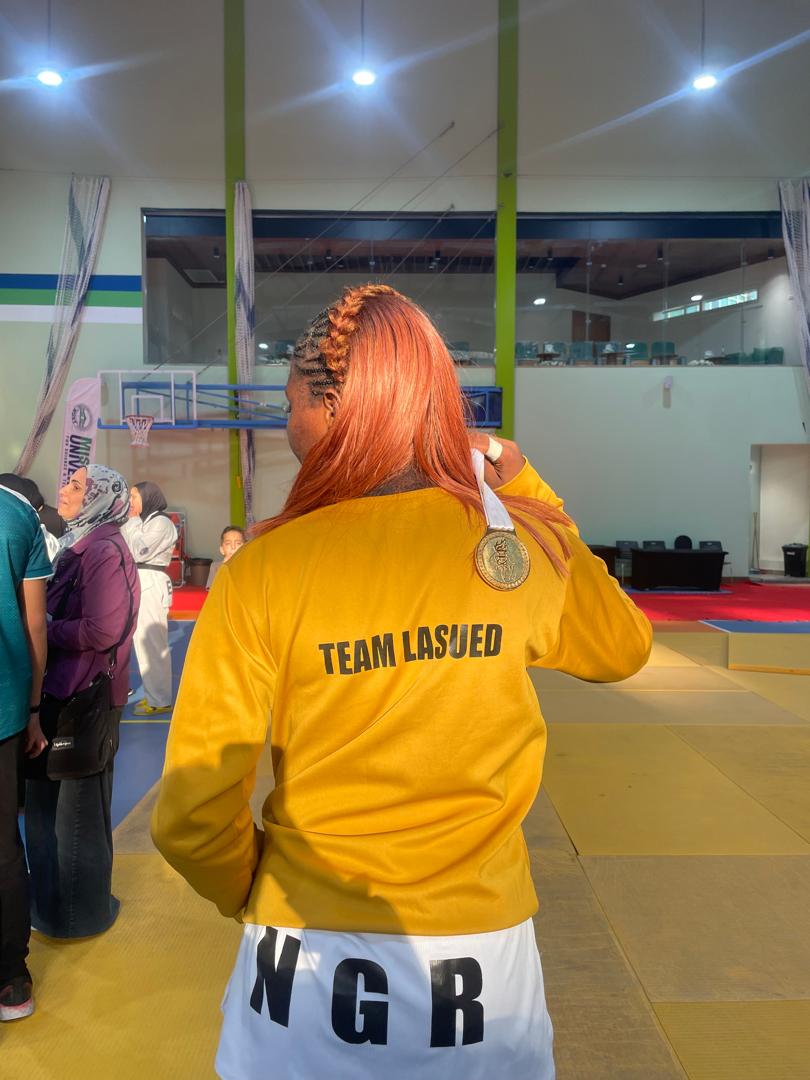 NUGANigeria's tweet photo. Well done, LASUED! ππ½π
#FASUGames2026 #FASU #Cairo2026 #OneFlameOneContinent #UniversitySport #AfricanUniversitySport #NUGA #Nigeria #LASUED https://t.co/LI9zHgzTzJ
