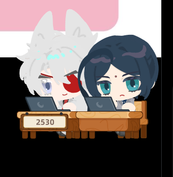 yi01001001's tweet photo. baku and hallucination hal, so cute lol https://t.co/7qe8YIWywq
