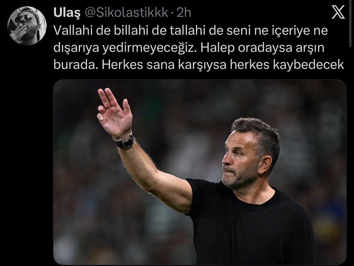 NESETBabafan's tweet photo. Ben bunların ciğerini bilirim. Bir gün sessizlikten sonra çıktılar piyasaya. Mamaları kesilmesin diye çırpınışlarını görüyoruz. Bunların derdi GS değil, tek dertleri Okan Buruk’u kurtarmak. Tarihin en organize troll ordusu https://t.co/0pm5vpKzUd