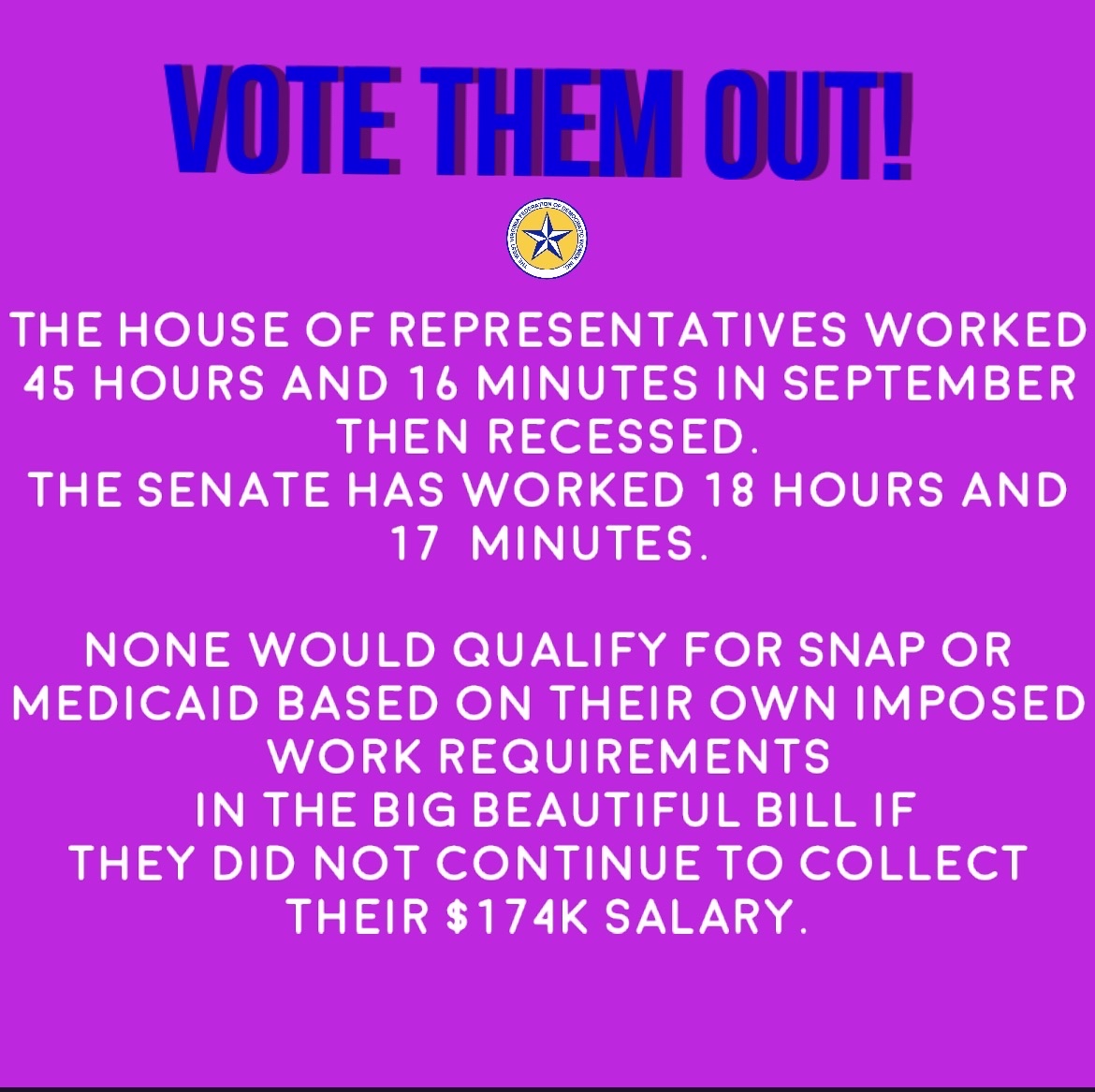 WVFDW's tweet photo. In West Virginia, Early Voting begins on October 21-31, 2026. #VoteThemOut https://t.co/f5buu8jTwj