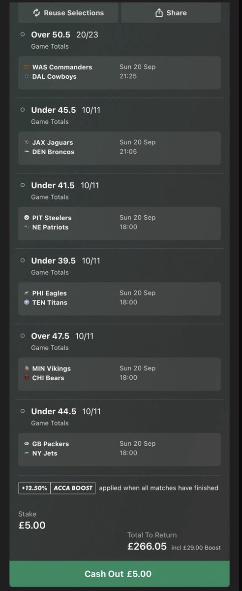 thetipsguide's tweet photo. 🏈 Over 50/1 NFL Acca with bonus

Load to your slip...

Here 👉🏼 https://t.co/TALRAeWWCq

🚨 These lines will often change throughout the day so check the loaded slip and match to our image and amend accordingly.

18+ https://t.co/XTmwJQquV3 #AD T&amp;Cs apply https://t.co/GtX1Jp3zUl