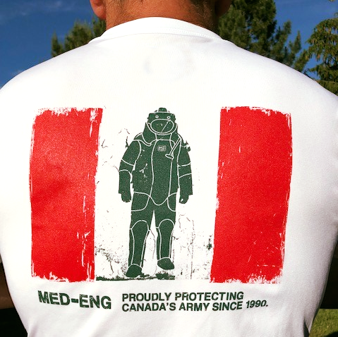 MedEngComms's tweet photo. Supporting the Armed Forces. Good luck to all the Med-Eng employees in today’s @CanadaArmyRun . They will be raising funds for programs including Soldier On!, helping ill and injured Canadian Armed Forces members and veterans pursue recovery, rehabilitation, and connection. #EOD https://t.co/RQZibfhh54