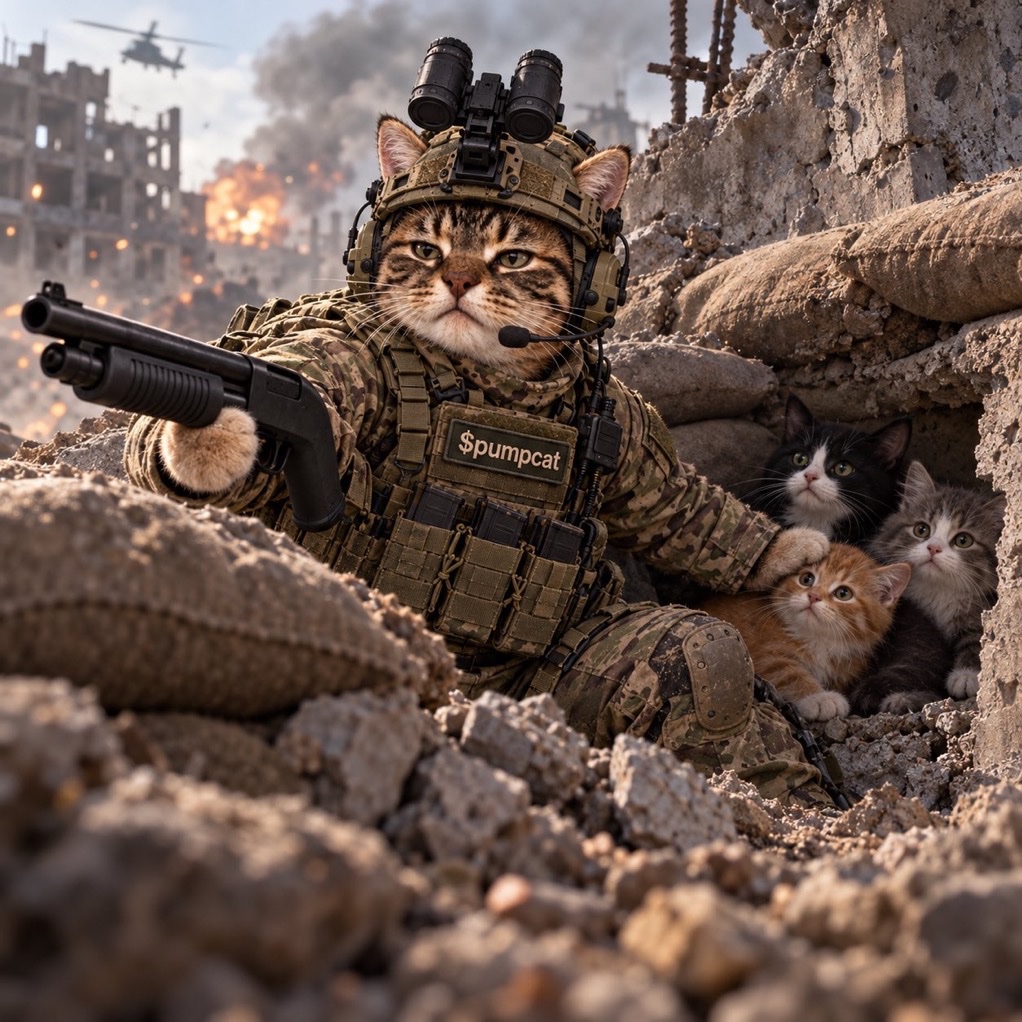 pumpcat2026's tweet photo. $PUMPCAT will become the face of the trenches https://t.co/RXHxVZ1F3D