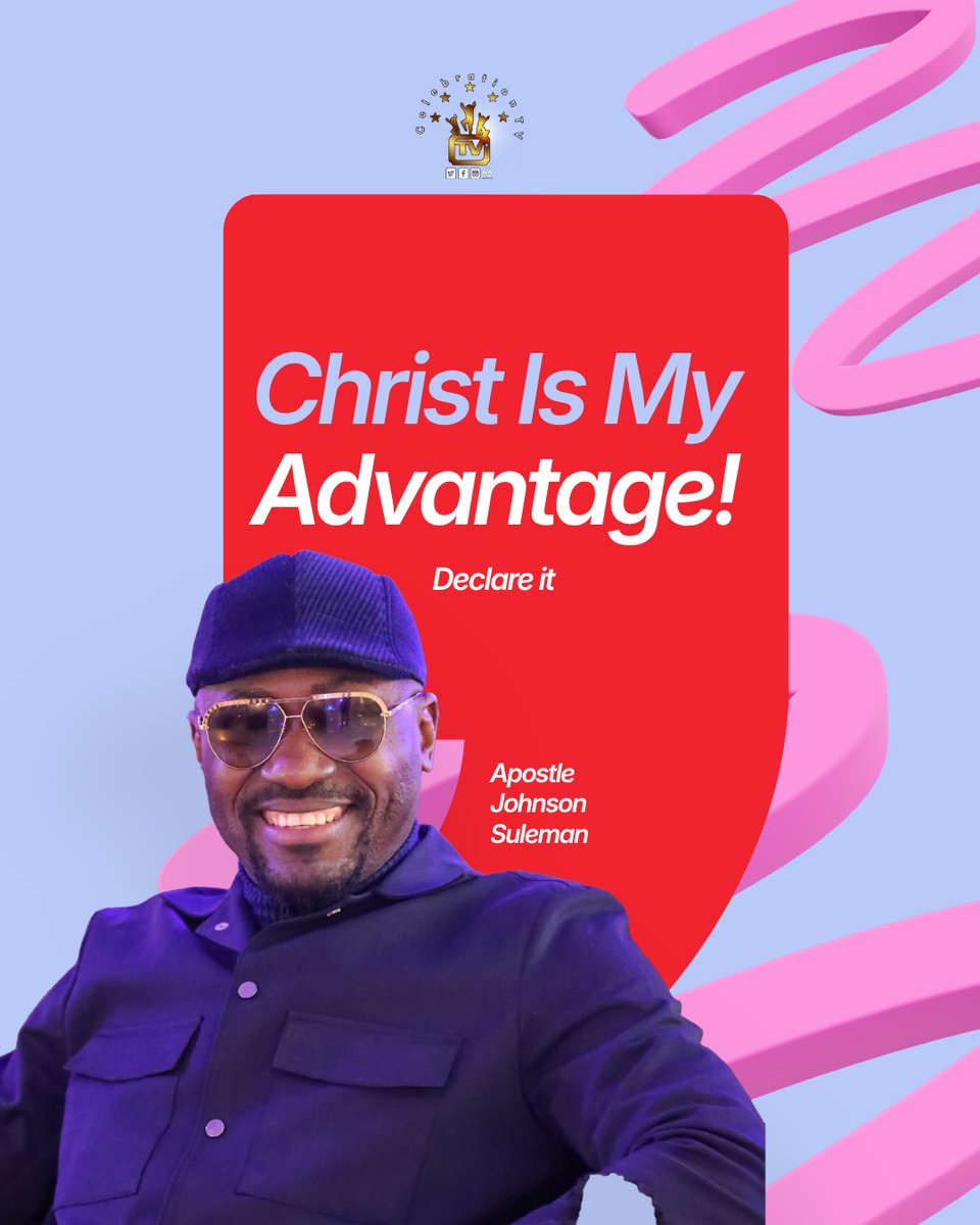 APOSTLESULEMAN's tweet photo. Declare It! 

CHRIST IS MY ADVANTAGE! https://t.co/HGmE6Y5Std