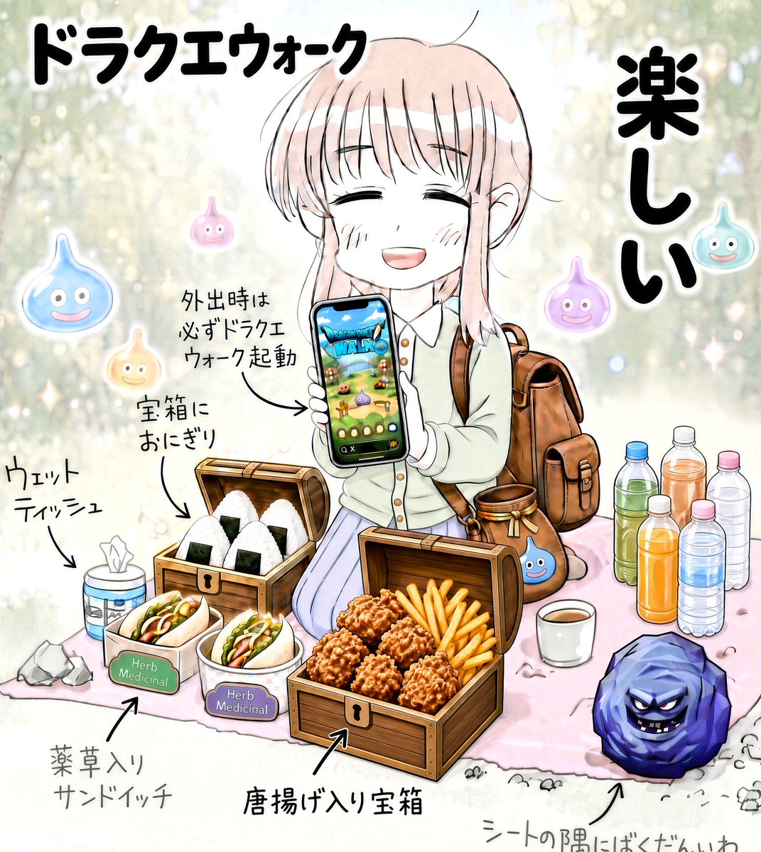 buraido44's tweet photo. たのしいドラクエウォーク

#たのしいピクニック https://t.co/YKfhcB0IKs