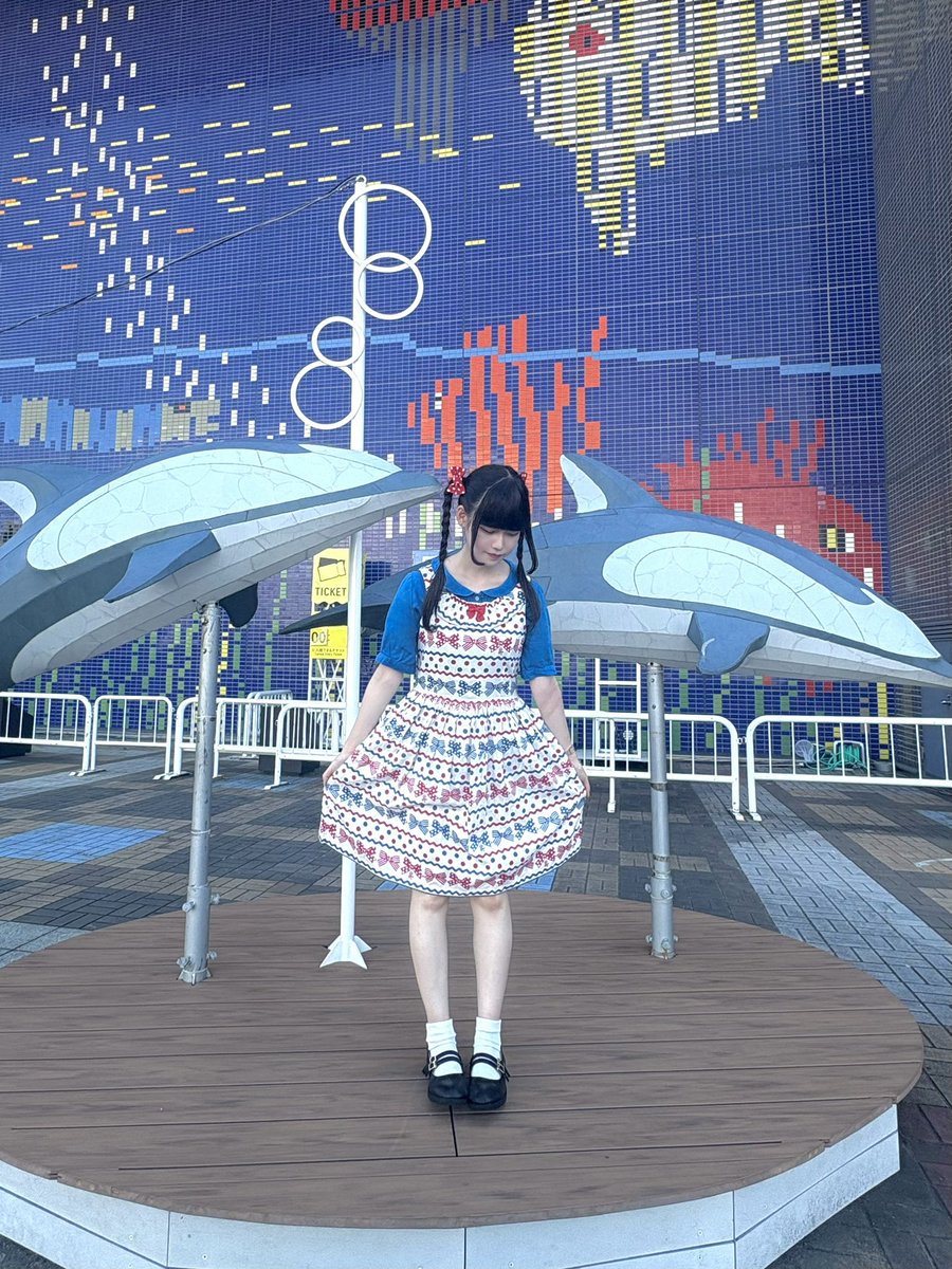 _ririri0120's tweet photo. ♥ 海遊館 ♥

マリンコーデしたよ🛟💙 https://t.co/uLO7NoaxGk
