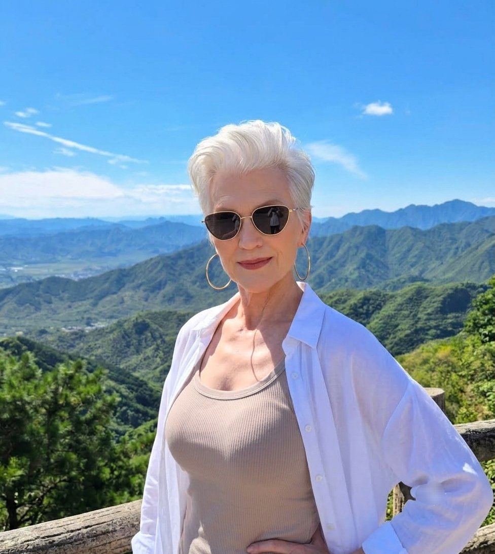 MuhammadUs2516's tweet photo. @mayemusk Maye Musk sets a standard of beauty that remains unparalleled. https://t.co/z3U28jbGTD