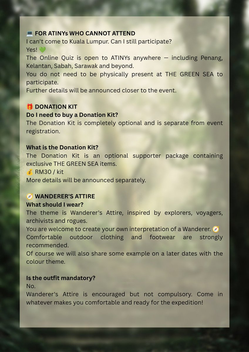 aporiaviii's tweet photo. 🧭 THE WANDERERS’ GUIDE HAS BEEN RECOVERED.

Before entering the Green Sea, here’s what every Wanderer should know.

📜 Read before beginning your journey.

#TheGreenSeaAwaits #TheGreenSea8th #ATEEZ #ATINY https://t.co/7sAoXr4lqa