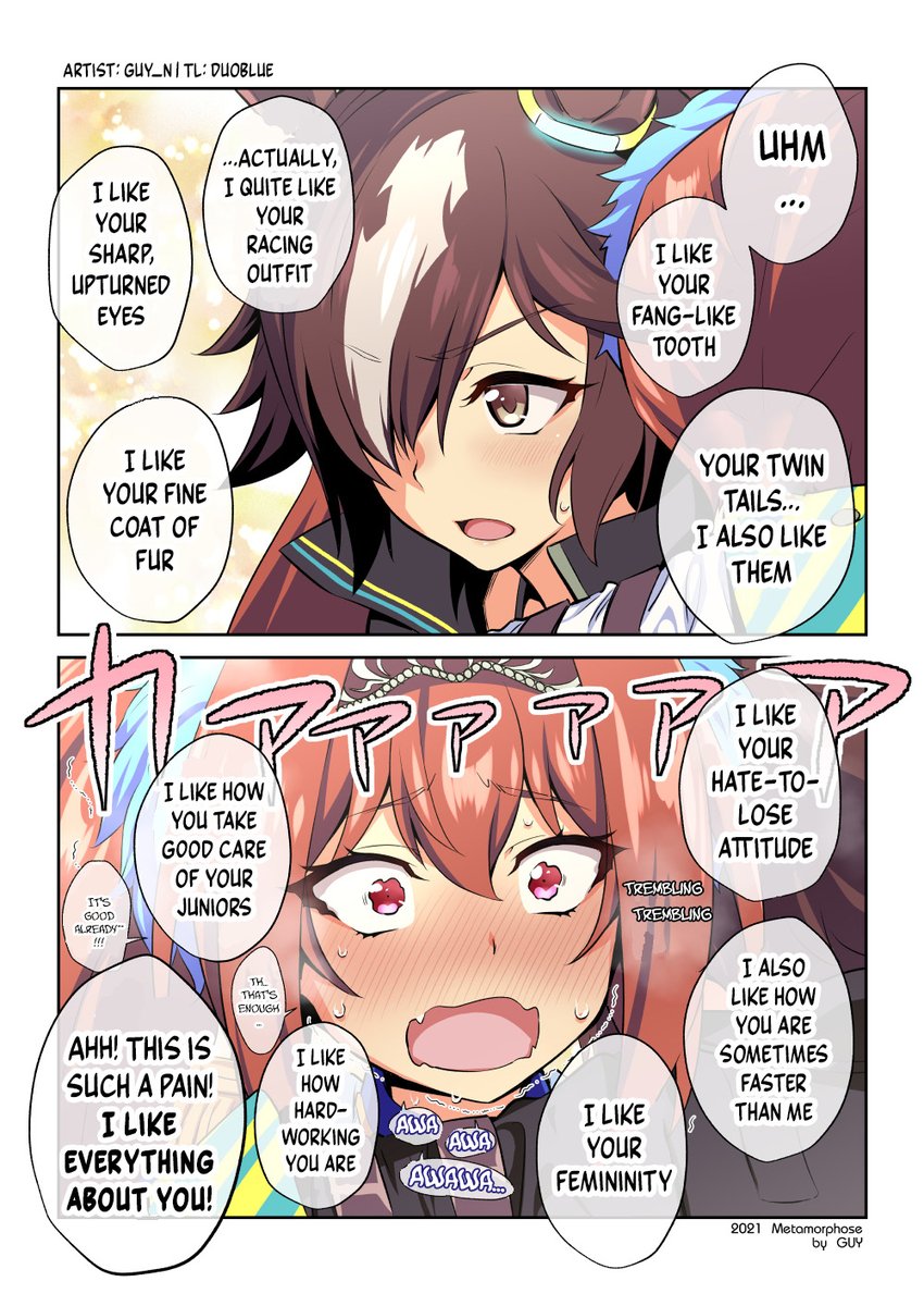 duoblues2's tweet photo. Vodka's Loving Hug
Artist: guy_n
#ウマ娘 #ウマ娘英訳 #Umamusume #UmaTranslations https://t.co/mp6xY6fASW