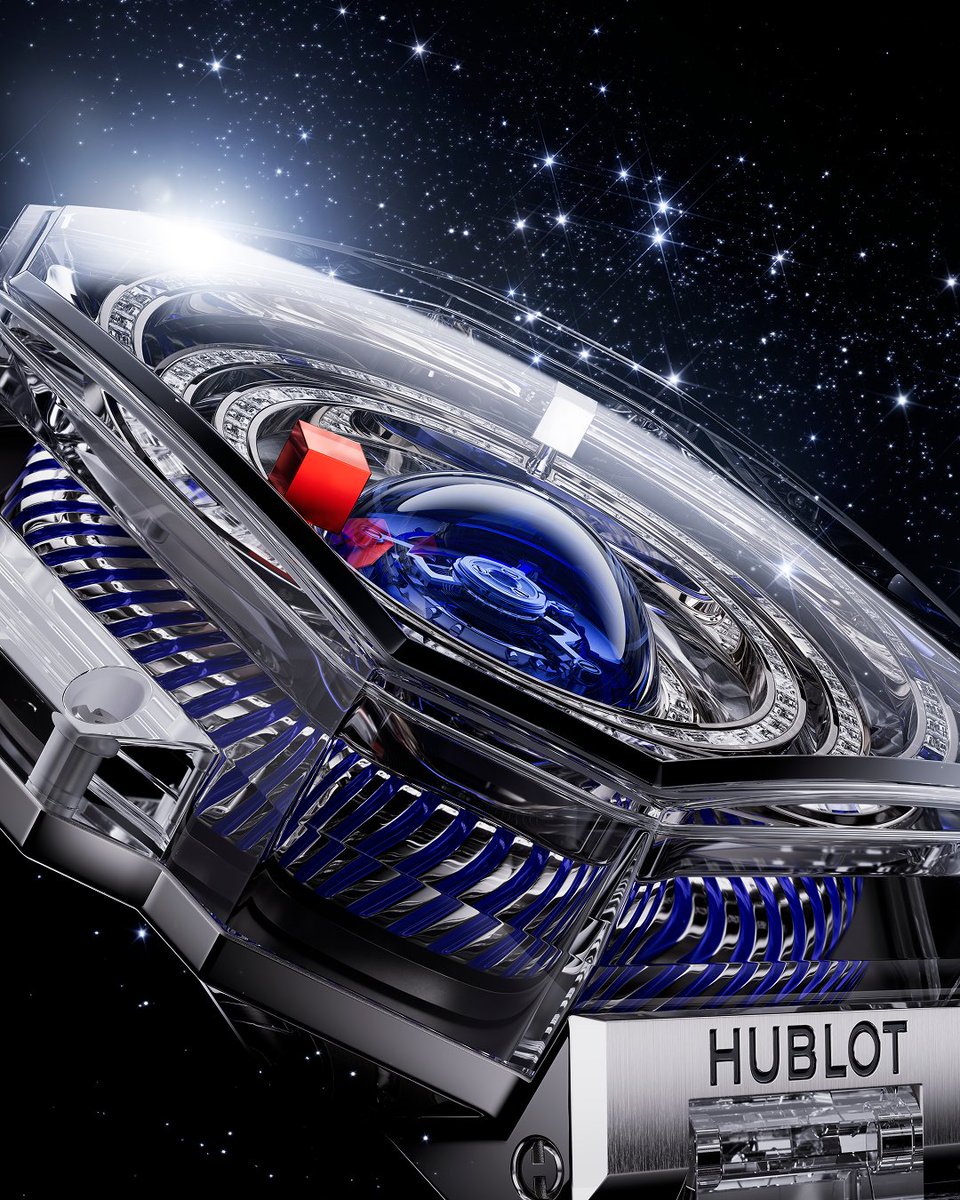 Hublot's tweet photo. Hublot x Jeff Koons: A groundbreaking collaboration! The MP-14 Origin fuses high horology with contemporary art, transforming what we know of time. Experience this unique partnership: https://t.co/s7tP3luZ4W

Ref. 914.NJ.0100.JX.9941

#Hublot #JeffKoons https://t.co/3TJRqz4r7l