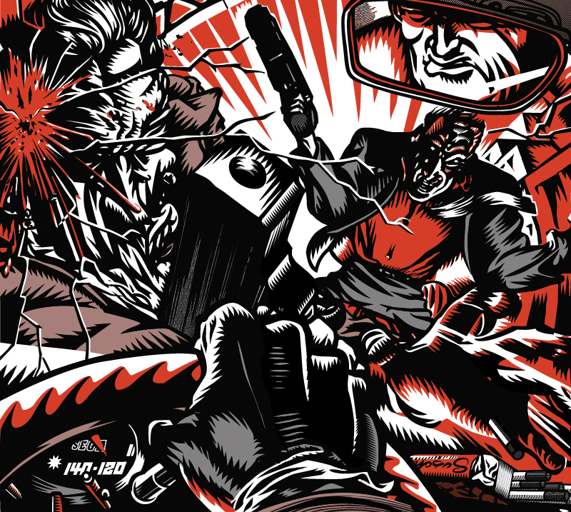 bruteprop's tweet photo. My favourite piece for #KMFDM, ADIOS. #DigitalArt https://t.co/CgQ5WSJjL4