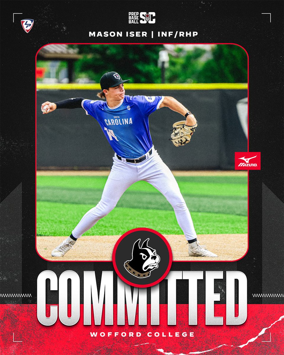 PrepBaseball_SC's tweet photo. #𝐏𝐁𝐅𝐆𝟐𝟔: 𝐂𝐨𝐦𝐦𝐢𝐭𝐦𝐞𝐧𝐭 𝐔𝐩𝐝𝐚𝐭𝐞 👏

+ '28 INF/RHP Mason Iser @Mason_Iser  | @RBHSBaseball has committed to @WoffordBaseball 

Iser represented #TeamSC at the 2026 Prep Baseball Future Games.
@prepbaseball

👤: https://t.co/dYsOwg7U8s https://t.co/5qHj0UA0tz