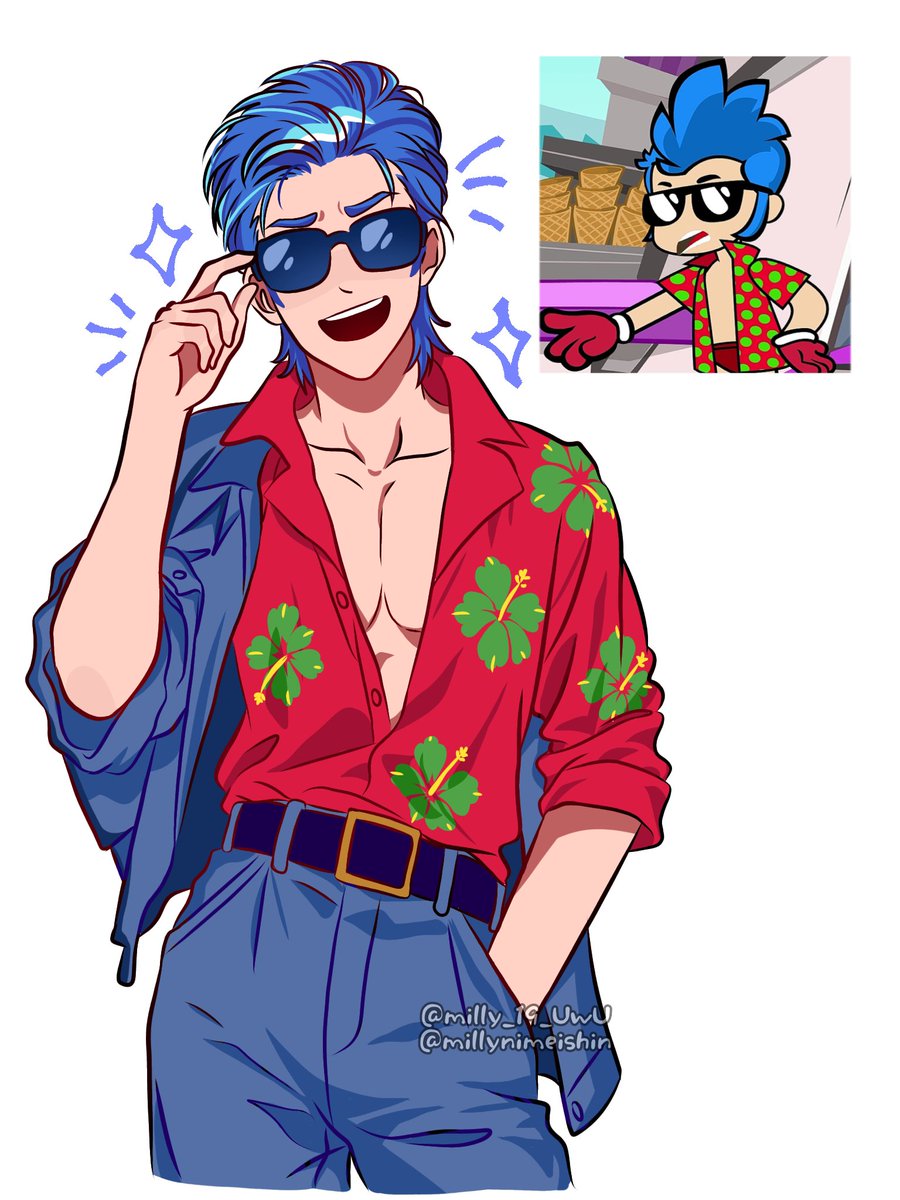 milly_19_UwU's tweet photo. Quise hacerlos al estilo de los 90 de acuerdo a su época en la que eran más jóvenes, los rediseñe UwU, No alcanzó para Robin, pero esta en mi tik tok👍✨️
#diseñosdelos90 #lasperreriasdemike #artdijital #series #loscompas AREEEEE!!! https://t.co/mTKq9KwqA5