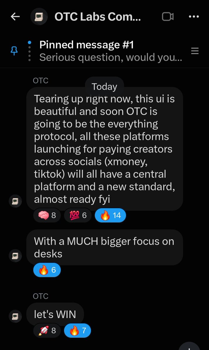 JohnMartz07's tweet photo. @otcdotcash $OTC Huge updates coming soon, OTC is going to be the everything PROTOCOL

#100X $OTC https://t.co/cPHueQ9VNU