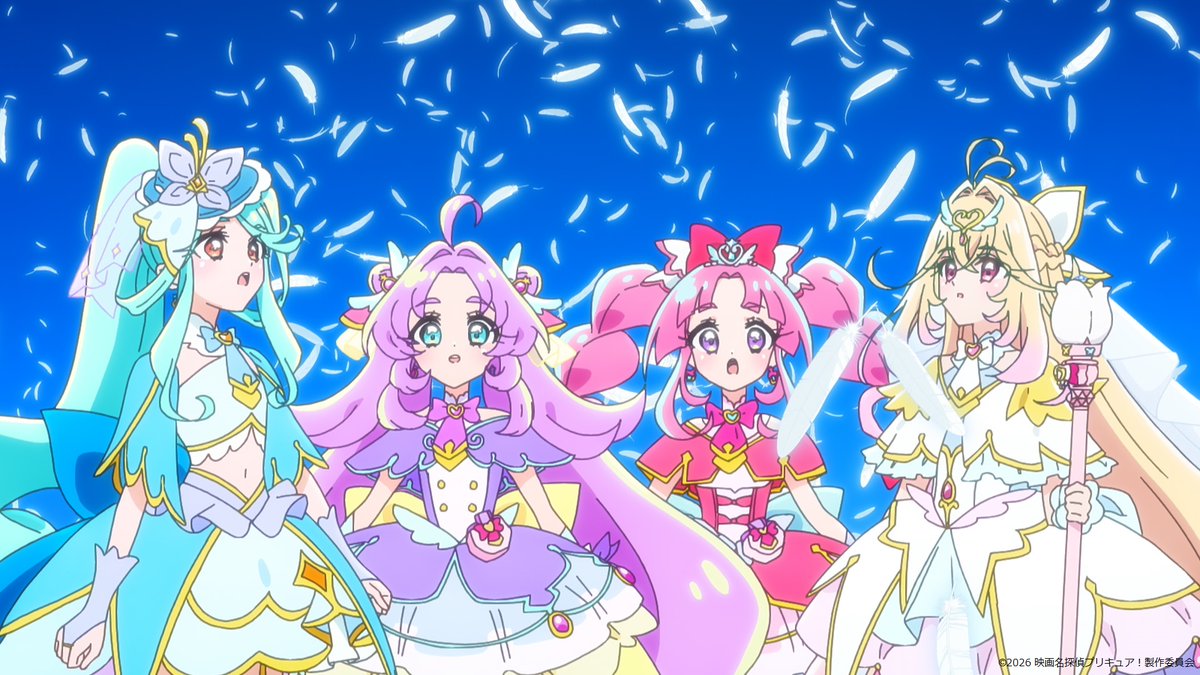 oricon_anime_'s tweet photo. 『名探偵プリキュア』映画の声優陣から
直筆メッセージ！「映画館へ誘いましょう」
⠀
千賀光莉、本渡楓、長谷川育美、東山奈央
鬼頭明里たちが描くかわいいイラストも！
https://t.co/R7RLWfzlwP
⠀
📸新規場面カットも解禁 https://t.co/2q6hNnk34U