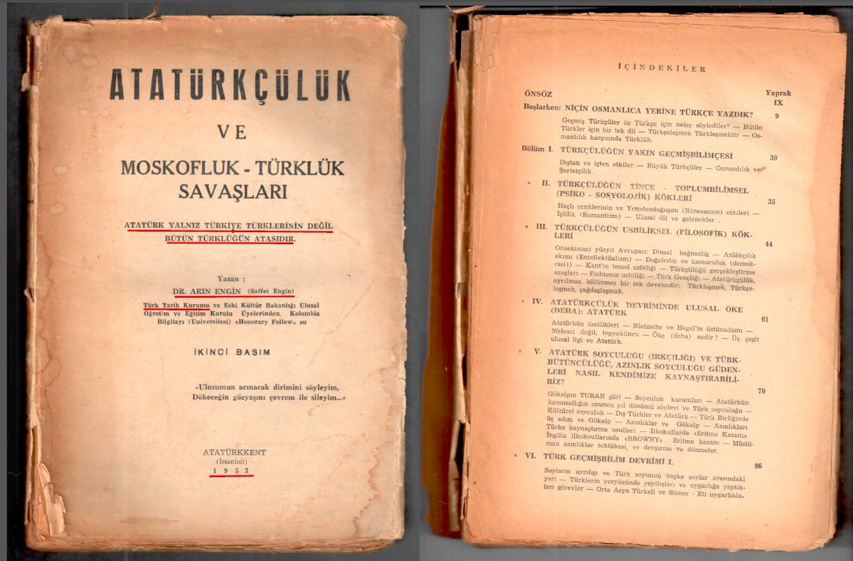 cengizozakinci's tweet photo. İDDİA: 1954'te DP mv adayının "Atatürkçülük,." broşürü 1.000.000+ dağıtıldı, Atatürkçülük kavramıyla ilk kez burada karşılaşıyoruz.
GERÇEK:*DP adayı değil DP düşmanı *Broşür değil kalın kitap *Basım 1954 değil 1953 *1.000.000+ değil 1-2 bin 
 *İlk Atatürkçülük 1954 değil 1940'lar https://t.co/KTWqZg3Rxb