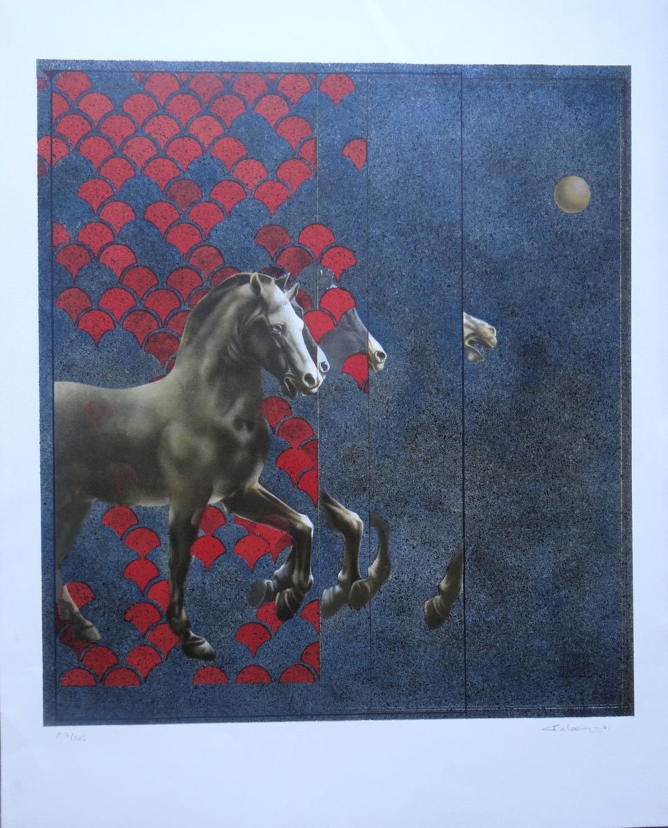 marieartcollec1's tweet photo. 🐎 Original signed surrealist lithograph by Keith Llewellyn De Carlo – Rare limited edition A powerful, dreamlike piece blending anatomical realism & poetic surrealism. https://t.co/2RYKV6GbuR
#SurrealistArt #OriginalLithograph #LimitedEditionPrint #HorseAndMoon #Surrealism https://t.co/KMd0cvrfm3