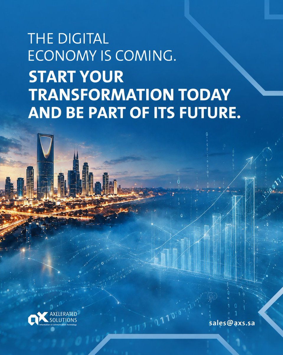 sa_axs's tweet photo. #رؤية_2030 تضع الاقتصاد الرقمي في قلب تحول المملكة.
الشركات التي تبني AI في عملياتها اليوم:
▪︎ تتخذ قرارات أسرع مبنية على بيانات
▪︎ تخدم عملاءها بشكل أسرع
▪︎ توجّه طاقتها البشرية نحو الابتكار لا التكرار
#الحلول_المتسارعة تبني لك البنية #التقنية وحلول AI المناسبة لعملك. https://t.co/YUIoypfRDT
