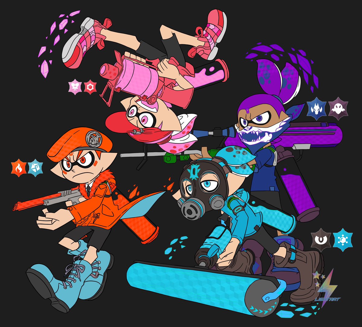 LightningNecroz's tweet photo. My masks arts for @DECOSPLAT (I did them for ages ago but I think you’re going like them)
#maskcoroika #coroika https://t.co/xfPC7Rz2qv