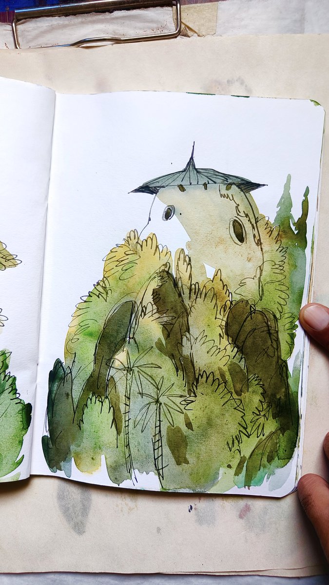 vesledraw's tweet photo. Sketchbook page 
#watercolor #sketchbook #painting https://t.co/kwPt3IUETR