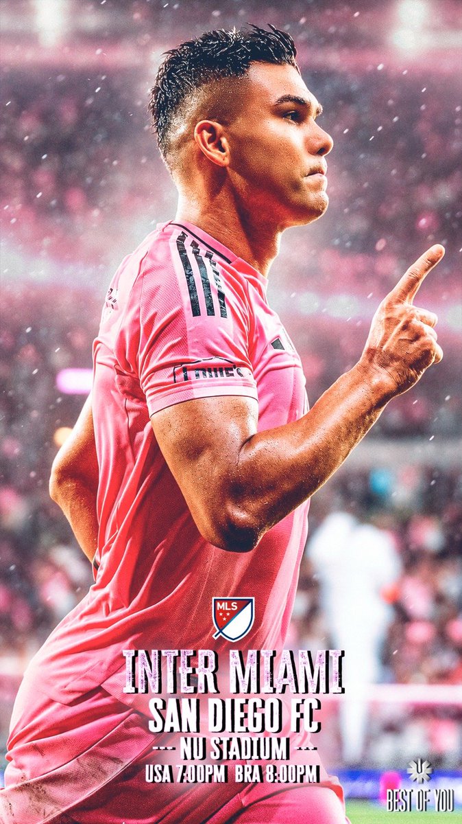 Casemiro's tweet photo. ☄️ Hoy juega Miami !! https://t.co/dmrB4AwrqU