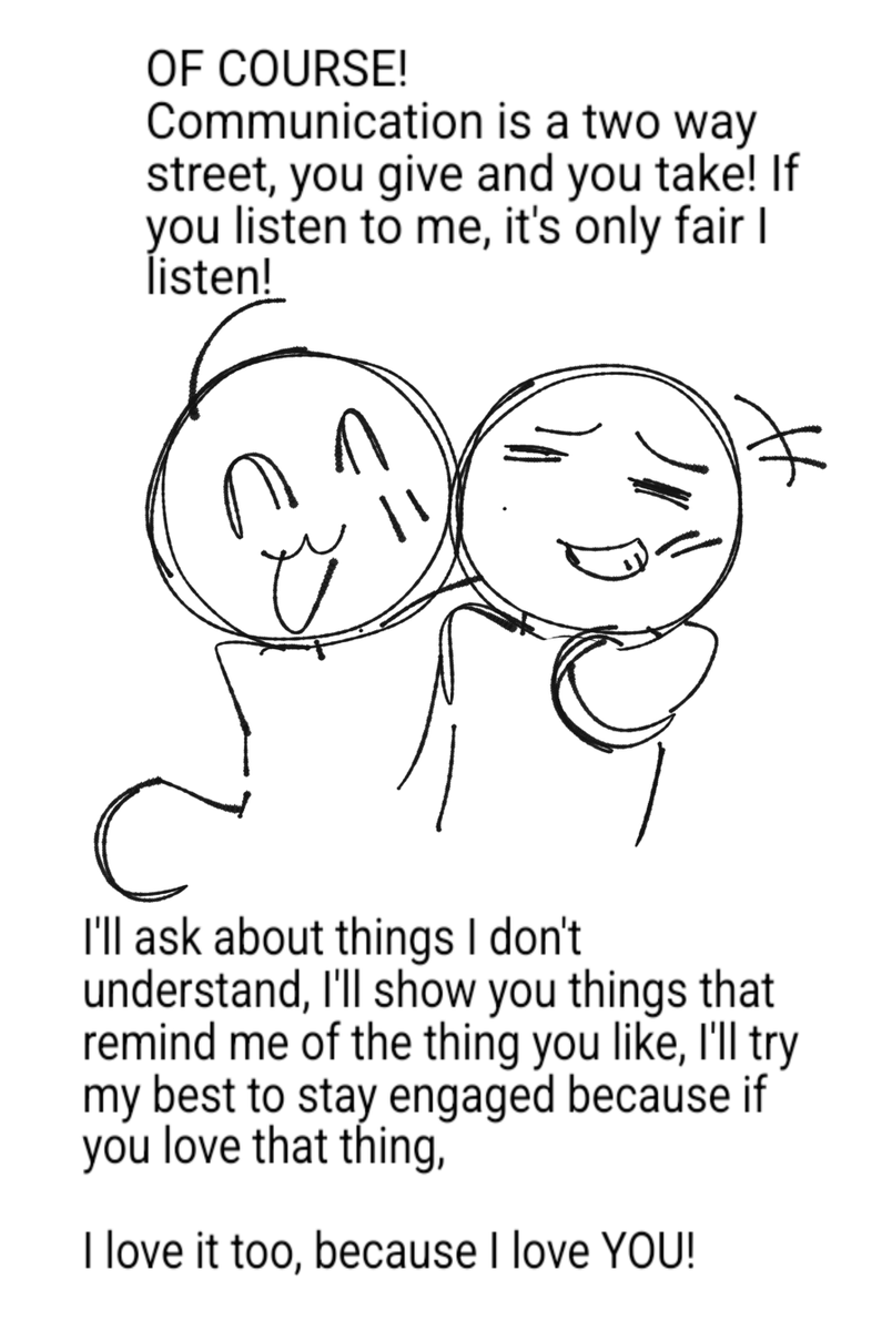 NTM347's tweet photo. I fear not many people may read this but that's okay I just wanted to put my two cents to the discourse I've been seeing on tl

at the end of the day, you're friends. you feel comfortable and seen with a friend, you feel happy. if both of you can be happy, that's enough https://t.co/RT4PfEjsKb