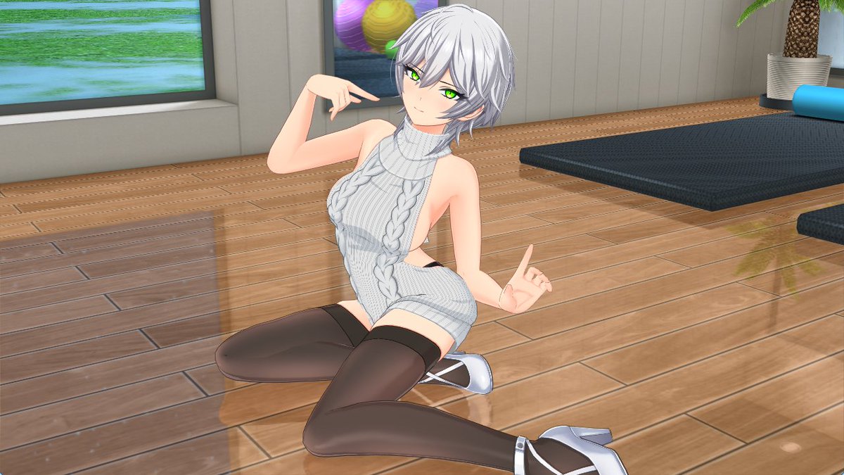 Reuenthal26125's tweet photo. ふとももむちむちお姉さんと居間でフィットネスで過ごしませんか？　咲良アントニ https://t.co/iPGBENFDqj