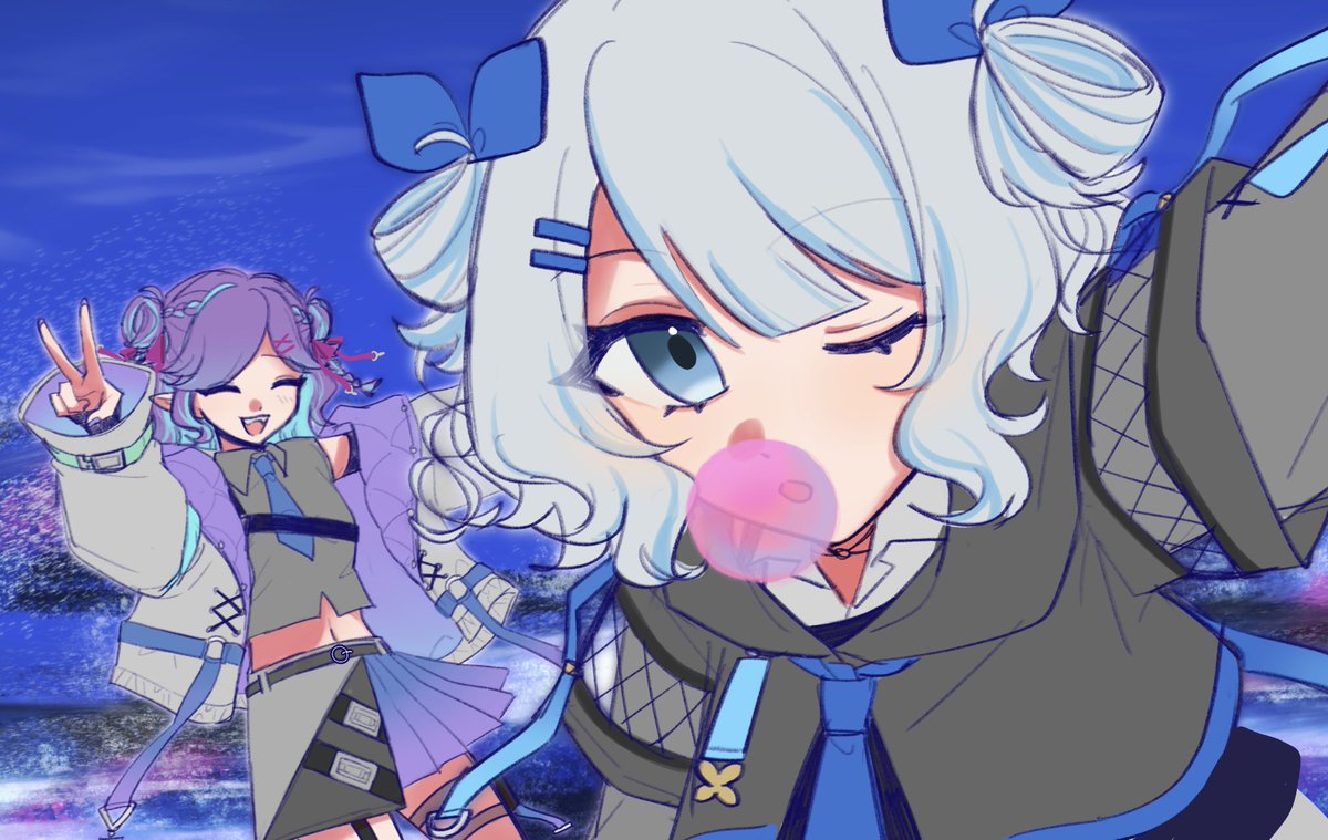 Arisu_Sakura_'s tweet photo. ❤️‍🔥💙💜❤️‍🔥
#逼逼美術館 #逼圖大賞 #chiartart
#吉響如意 https://t.co/6iJRC3qedY