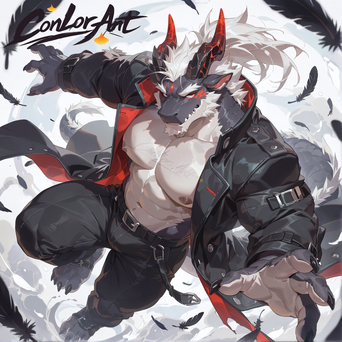 ConLor_Ant's tweet photo. "心怀不惧,方能翱翔于天际"
#aiart #furry https://t.co/tJLWxwPKSj