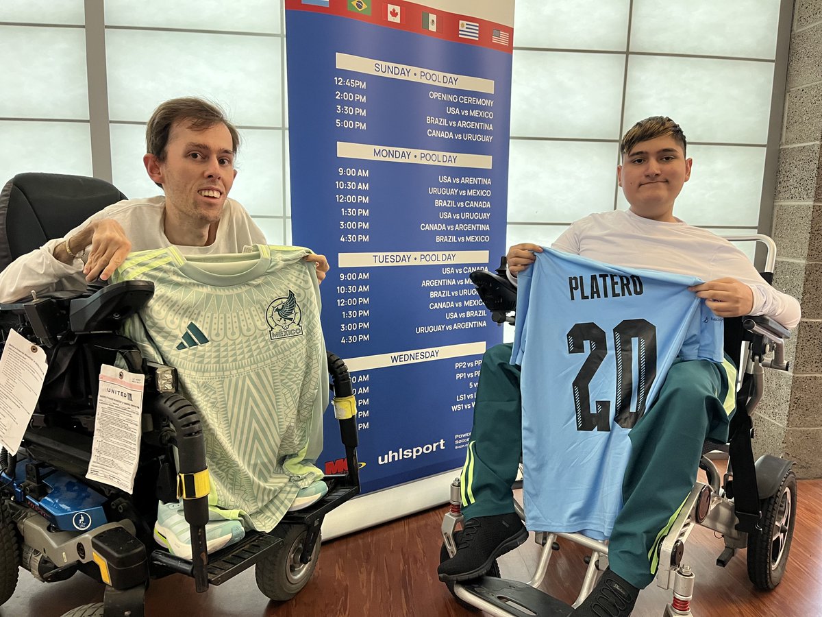 PowerchairMx's tweet photo. Dos seleccionados nacionales y ahora dos grandes amigos. #Uruguay #Mexico 🇲🇽🇺🇾 https://t.co/aKdurnoVIu