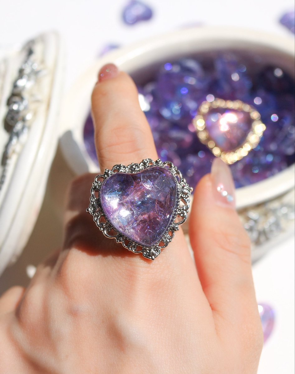 palpitation03's tweet photo. ビックハートリング(夕涼み)
再販いたしました！💍🫧 https://t.co/PGiMti6s5c