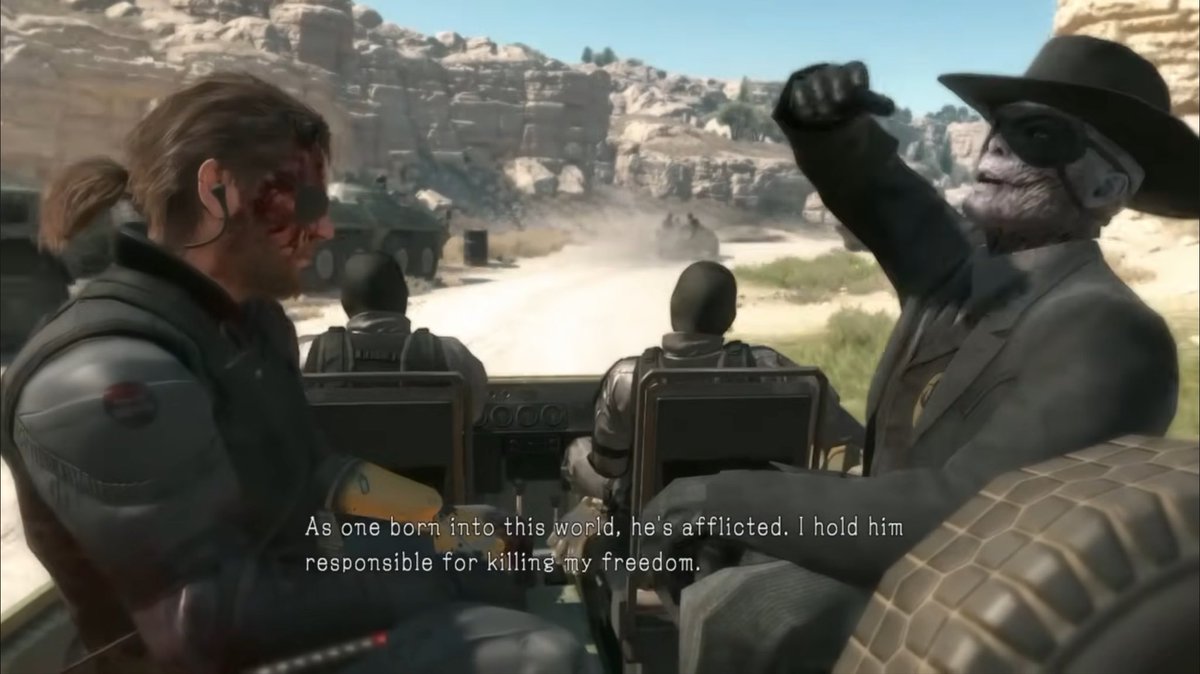 halo2mappack's tweet photo. You guys know Skull Face doesn’t give a fuck about Big Boss right? https://t.co/ZA1BVQdFpg